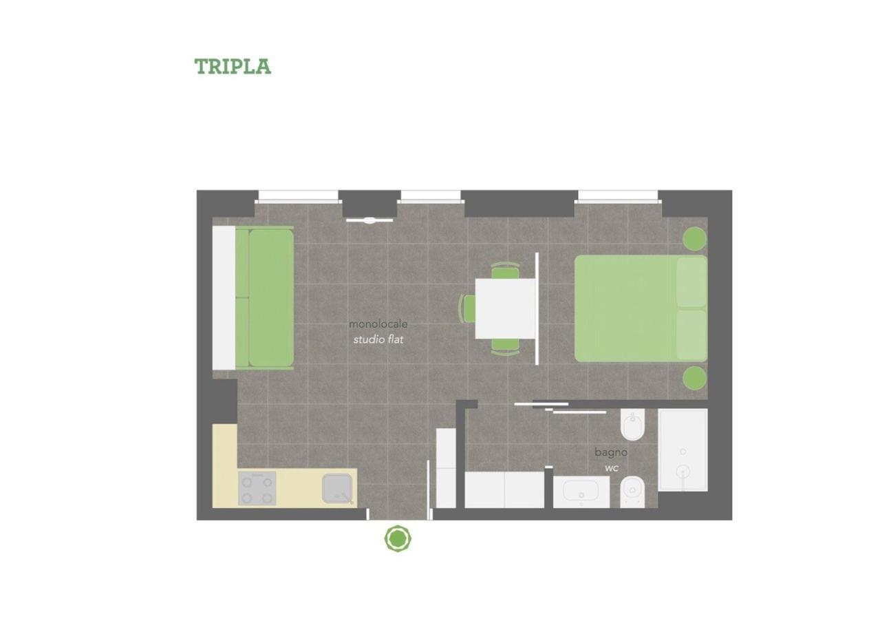 Cirene Apartments Milano Bagian luar foto