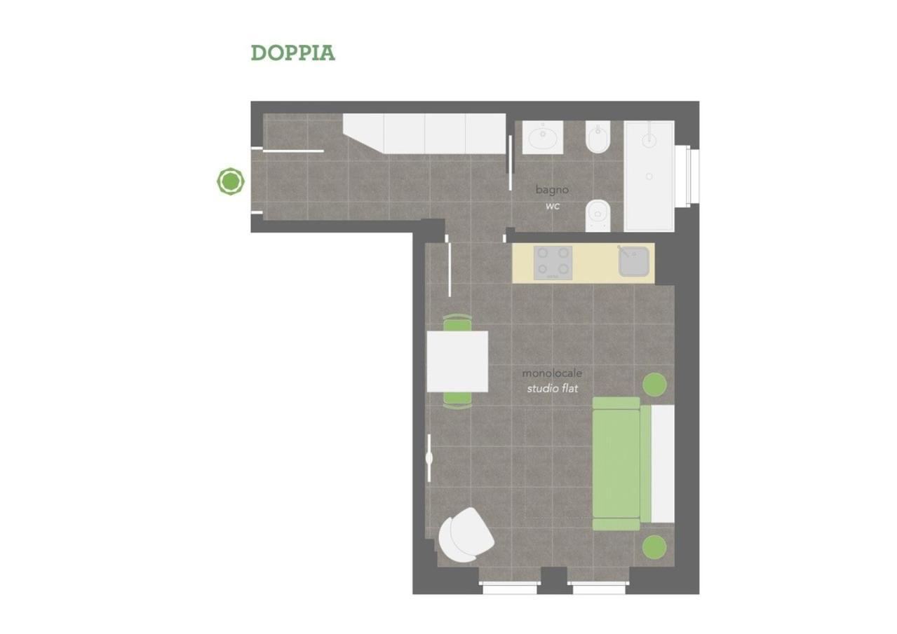 Cirene Apartments Milano Bagian luar foto