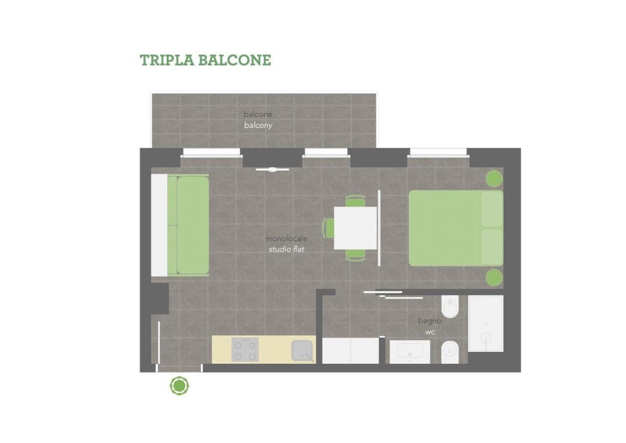 Cirene Apartments Milano Bagian luar foto